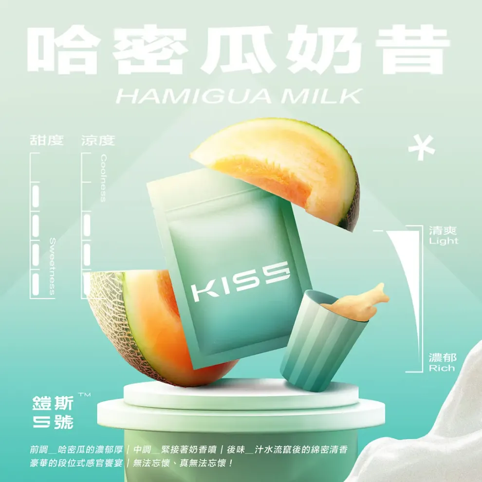 KIS5煙彈哈密瓜奶昔口味
