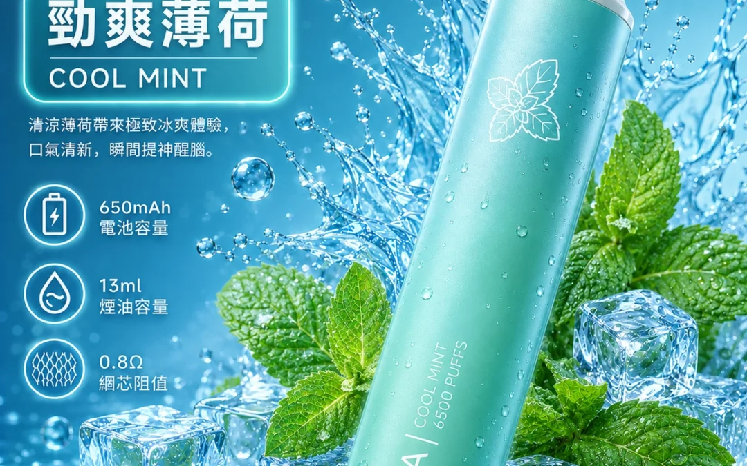 ILIA 6500口薄荷一次性電子煙台灣現貨哪裡買 - 玩家糖果屋